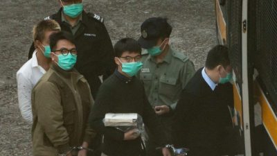 Hongkong: Joshua Wong jetzt auch wegen Verstoßes gegen Pekinger Sicherheitsgesetz in Haft