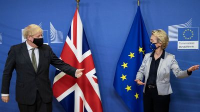 Von der Leyen und Johnson suchen Brexit-Einigung in letzter Sekunde