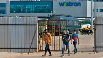 Hundert Festnahmen nach gewaltsamen Protesten in indischer iPhone-Fabrik