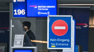 Beförderungsverbot nach Großbritannien, Nordirland und Südafrika