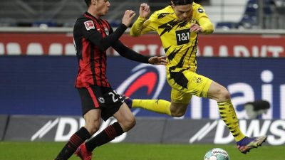 BVB mit Remis in Frankfurt – Bielefeld gewinnt Keller-Duell