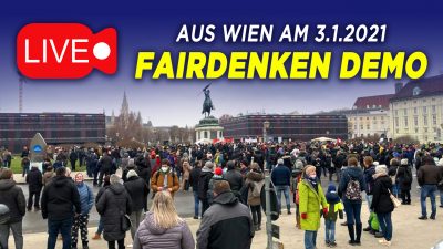 Proteste gegen die Corona-Maßnahmen in Wien