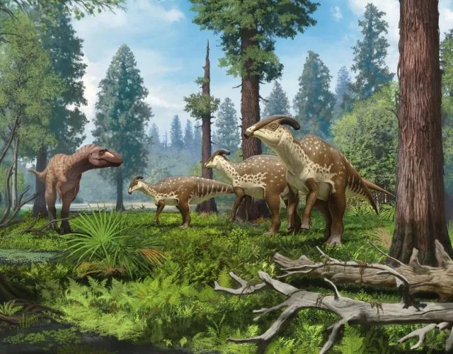Skurriler Dino: Parasaurolophus und sein bizarrer &quot;Kopfschmuck&quot;