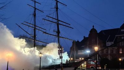 Brand auf Museumsschiff „Friederike von Papenburg“