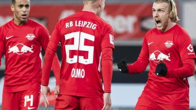 Leipzig vorerst Tabellenführer: Sieg bei heimschwachem VfB