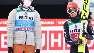 Deutsches Duo lauert: Patzt der «perfekte Skispringer»?
