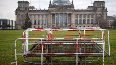 Zwei Hausverbote nach Störaktion im Bundestag