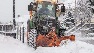 Wetterdienst: Bis Montag Schneefälle und Schneeverwehungen