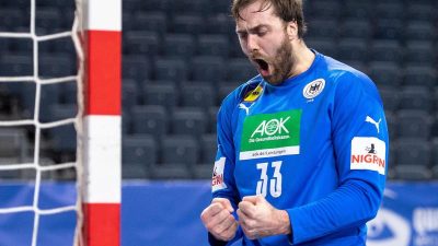 Deutsche Handballer gegen Ungarn wieder mit Wolff im Tor