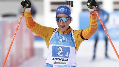 Biathlon: Frauen-Staffel Zweite hinter Russland