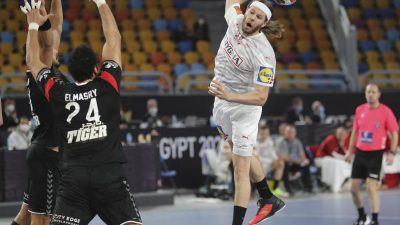 Dänemarks Handballer zittern sich ins WM-Halbfinale