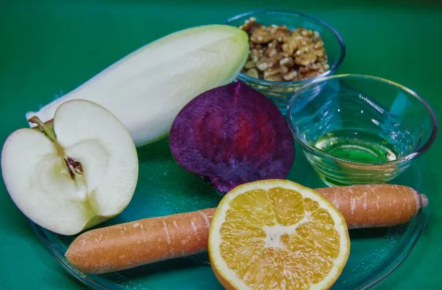 Zutaten für Chicorée Salat