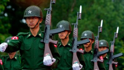 Militär in Myanmar setzt deutsche Rüstungsgüter ein