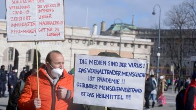 Video: Großdemo in Wien gegen staatliche Corona-Politik