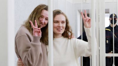 Wegen regierungskritischen Protesten: Zwei Jahre Haft für zwei Journalistinnen in Belarus