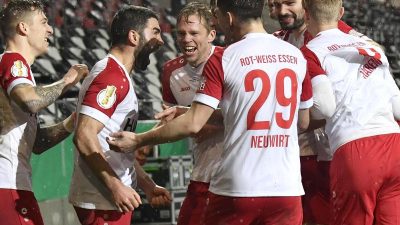 Rot-Weiss Essen schmeißt Leverkusen aus dem Pokal