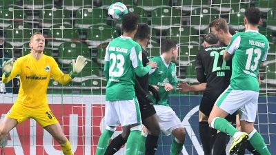 Werder zum vierten Mal in Serie im Pokal-Viertelfinale