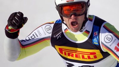 Skirennfahrer Baumann holt Medaille im Super-G