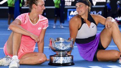 Sabalenka/Mertens gewinnen Damen-Doppel der Australian Open