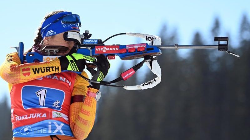 Deutsche Damen-Staffel holt Silber bei Biathlon-WM