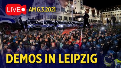 Demos in Leipzig: Sachbeschädigungen und Blockaden bei Autokorsos von Kritikern der Corona-Maßnahmen