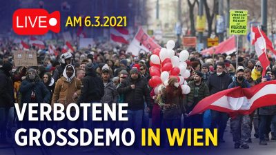 Wien: Verbotene Großdemo gegen die Corona-Politik wird zum Spaziergang