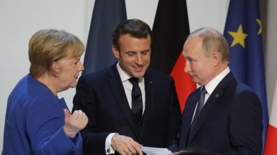Merkel, Putin und Macron sprechen über Ukraine, Belarus und Syrien