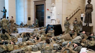 Im US-Kapitol stationierte Soldaten aufgrund von bereitgestelltem Essen erkrankt