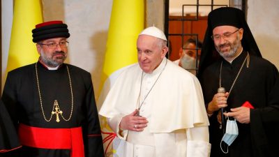 Papst in Mossul: „Christen im Irak und im Nahen Osten sollen bitte in ihren Heimatländern bleiben“