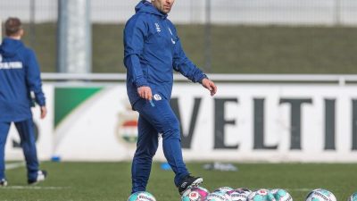 Schalke-Trainer Grammozis muss auf neun Spieler verzichten