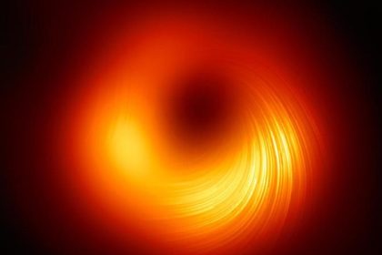 Forscher machen Magnetfelder nah an Schwarzem Loch sichtbar