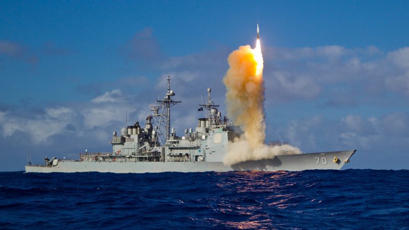 Schiffe der US Navy dienen auch als Raketenabwehrsysteme auf See