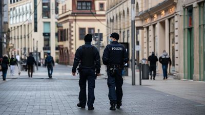 Sachsen setzt 1.700 Polizeikräfte ein um Verbot der Querdenken-Demonstration durchzusetzen