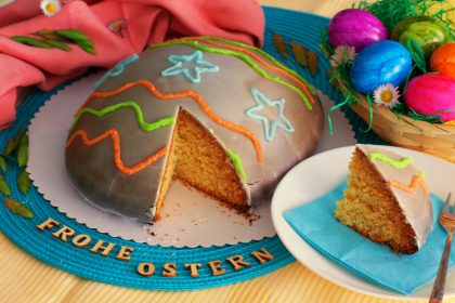 Zitronenkuchen-Osterei