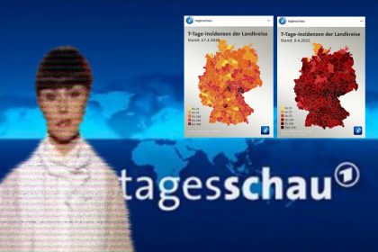 Manipulationsvorwürfe vor Gesetzesänderung: „Tagesschau“ zeichnet tiefrote Corona-Karte