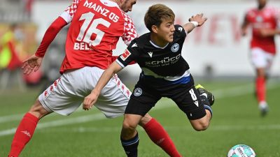 Mainz verpasst wichtigen Sieg im Duell mit Bielefeld