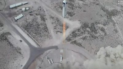 Raumfahrtfirma von Amazon-Gründer Bezos testet erneut Rakete