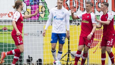 0:4 in Freiburg: Schalkes Abstieg fast schon besiegelt