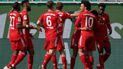 Meisterschaft nah: FC Bayern gewinnt Topspiel in Wolfsburg