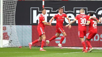 Union Berlin mit Premierensieg gegen den VfB auf Europakurs