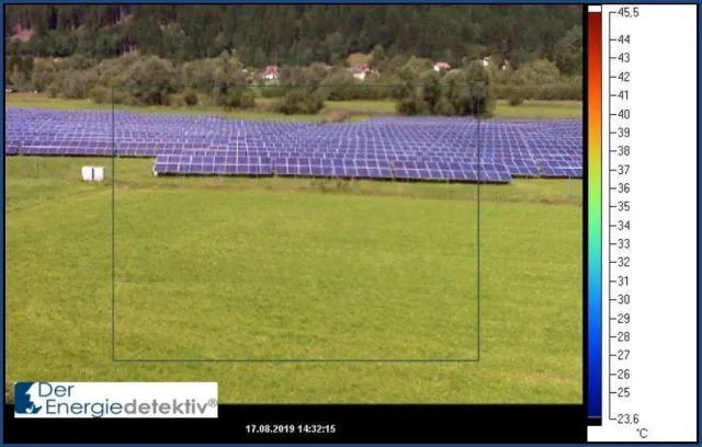 Energiewende: Solaranlage auf einer Grünfläche