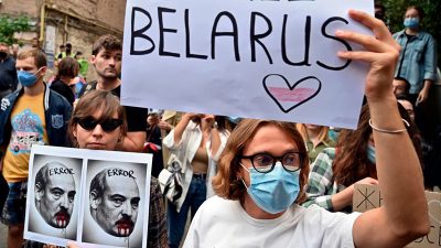 Belarussen zeigen Staatschef Lukaschenko in Deutschland an