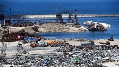 Deutsche Firma beginnt mit Abtransport von Gefahrgut aus Hafen von Beirut