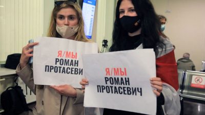 Russland „schockiert“ über Vorwürfe des Westens gegen Belarus