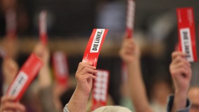 Linke wirbt für Koalition mit SPD und Grünen