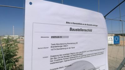 Brandenburger Umweltamt fühlt sich mit Tesla überfordert