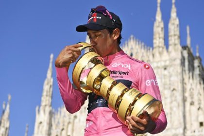 Ganz Kolumbien feiert Giro-Sieger Bernal
