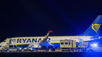 Telefonhinweis führte zu außerplanmäßiger Landung von Ryanair-Maschine in Berlin