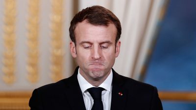 Schmerzhafte Ohrfeige für Präsident Macron