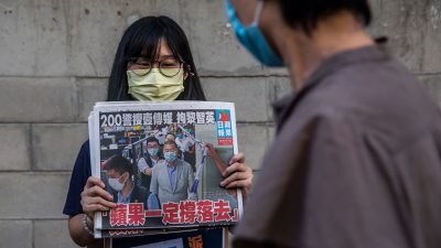 Hongkonger: Erneut prominenter Journalist von Zeitung „Apple Daily“ festgenommen